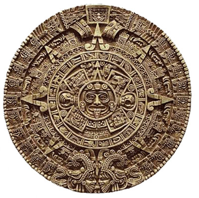 Aztec calendar stone