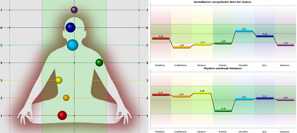 Chakra-Analyse per EPC/GDV-Kirlianfotografie