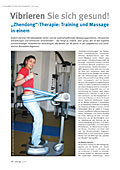 Vibrieren Sie sich gesund: „Zhendong“ - Therapie, Training und Massage in einem 